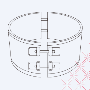 construction-two-piece mica band heater