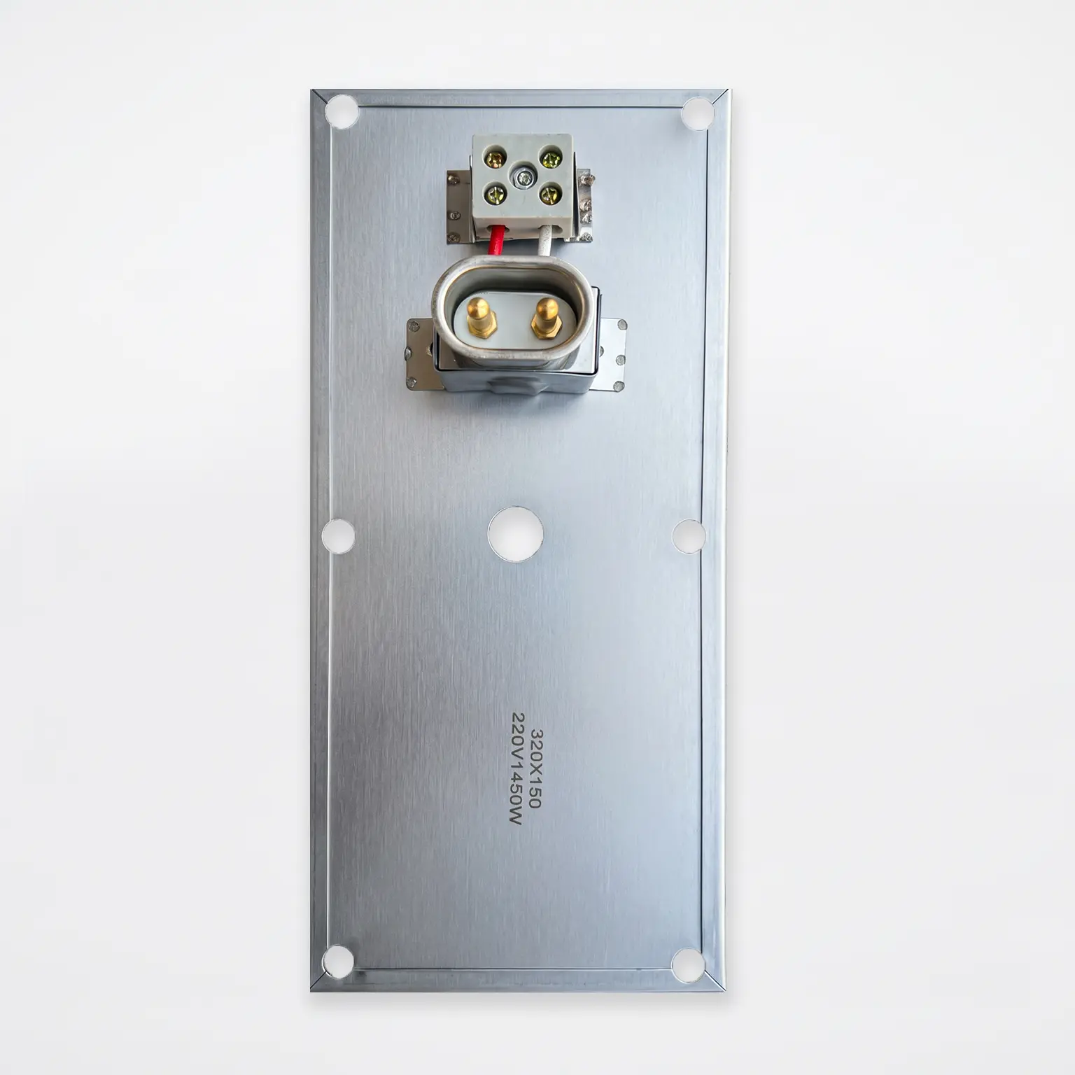 Mica_strip_heater_with_two_plug