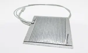 Mica strip heater without a shell