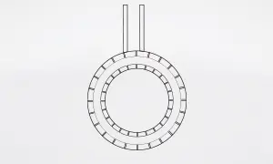 Rings Shapes Mica strip heater