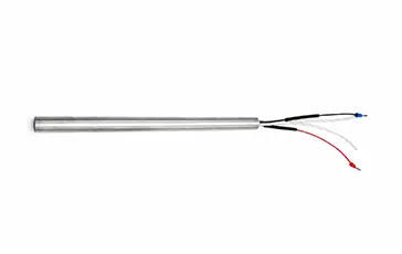 Single-ended straight cartridge heater