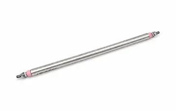 Double-ended straight cartridge heater