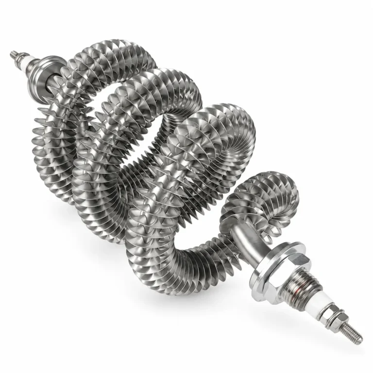custom finned tubular heater
