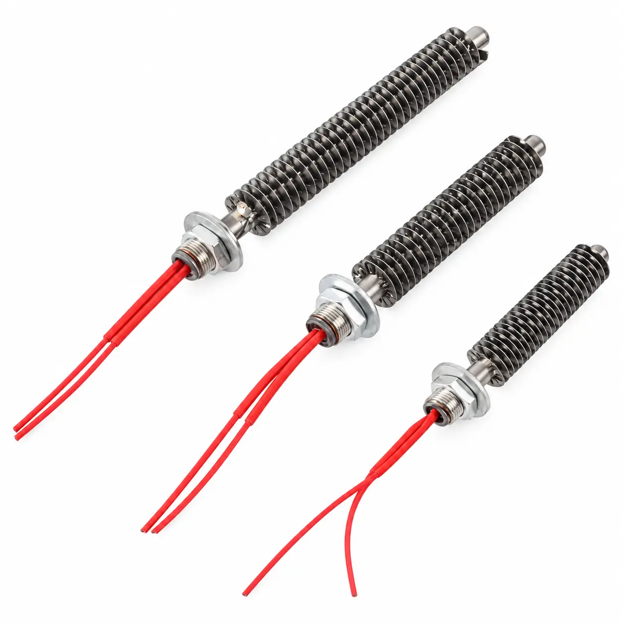 Lead-Wire Termination for finned tubular heaters